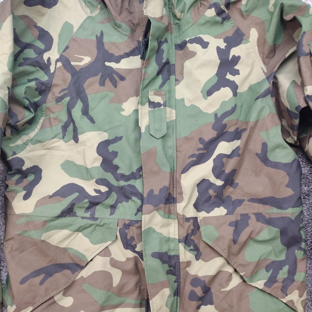 Woodland Camo ECWCS Cold Weather Parka USGI Medium Regular - Picture 3 of 12